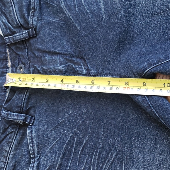 (28) BCBGMAXAZRIA Bella Bootcut Dark Wash Jeans Denim Contemporary Comfy - Picture 9 of 11